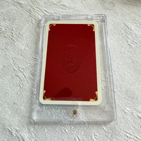 Cartier Playing Card with Black and Gold Design - Picture 2 of 2